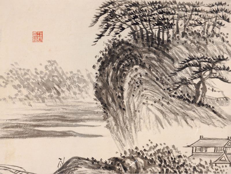 清 戴熙 山水册页