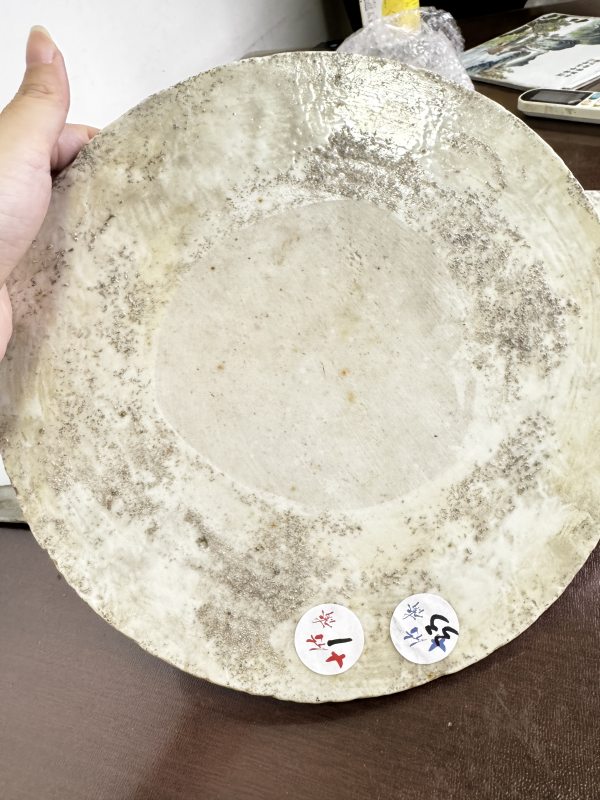 清 粉彩“秋江塔影”瓷板、“春风得意”瓷板、“秋江晚渡”瓷板 - 图19