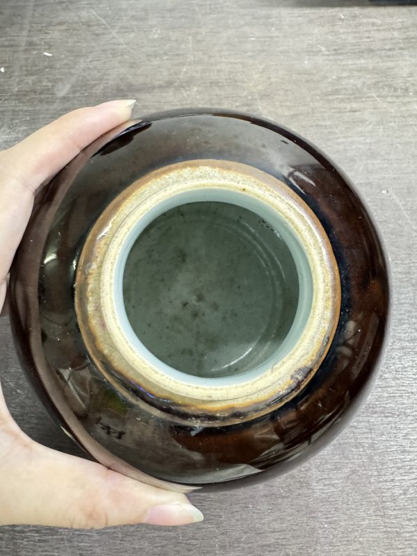 清 酱釉坛 - 图5