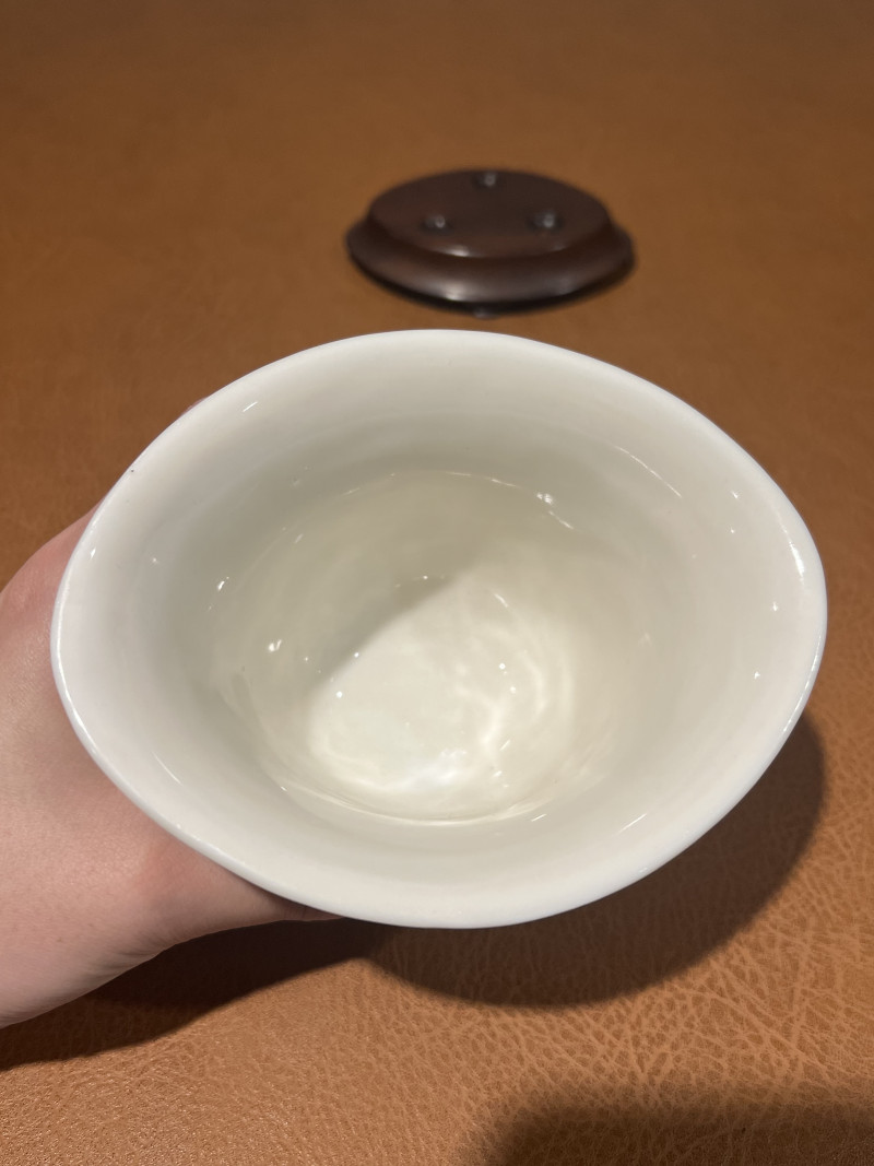 十七世纪 德化诗文琴鹤纹杯 - 图6