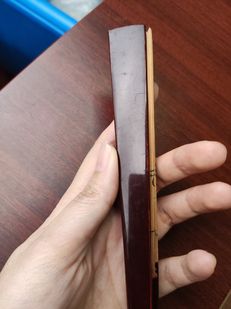 清 黑漆扇骨 - 图4