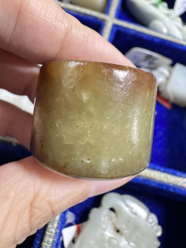 清 黄玉扳指 - 图6