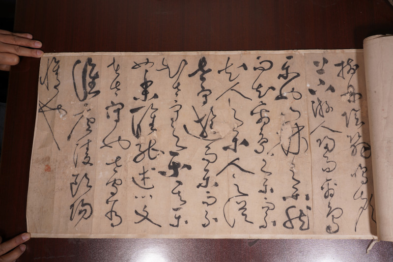 明 文台 《醉翁亭记》草书手卷 - 图5