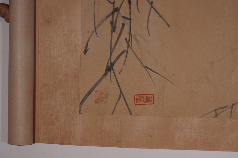 清 华喦花鸟立轴 - 图4