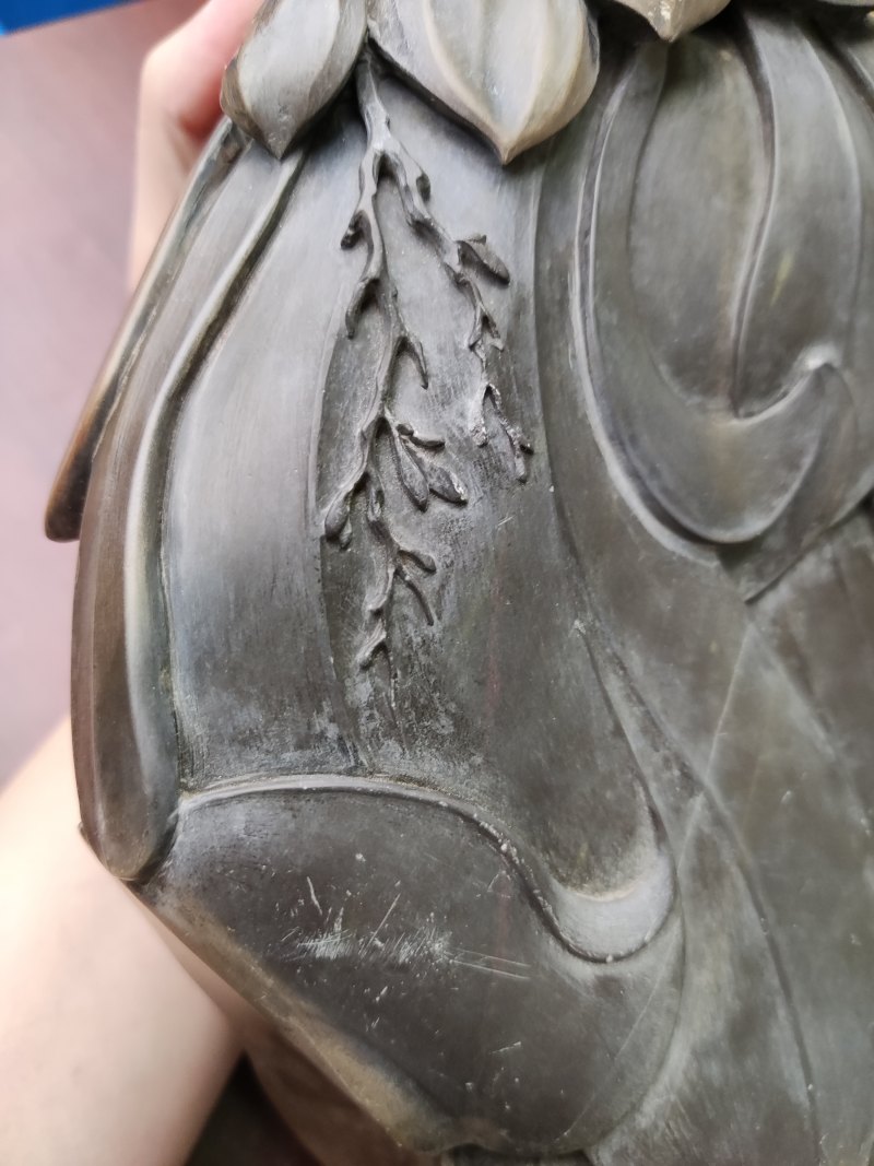 清 石刻龙纹砚洗 - 图6