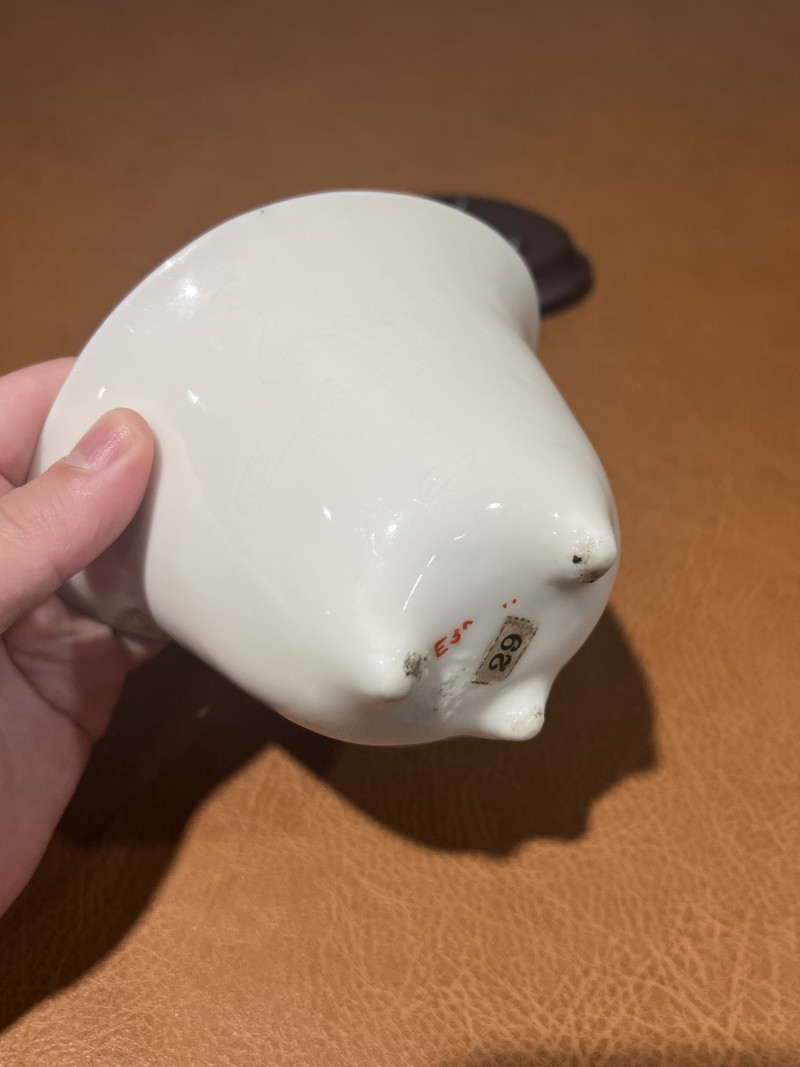 十七世纪 德化诗文琴鹤纹杯 - 图7