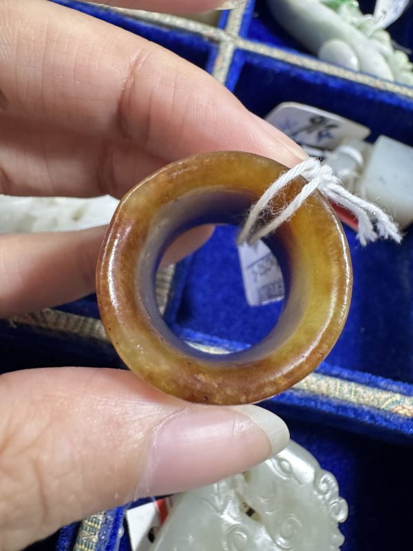清 黄玉扳指 - 图7