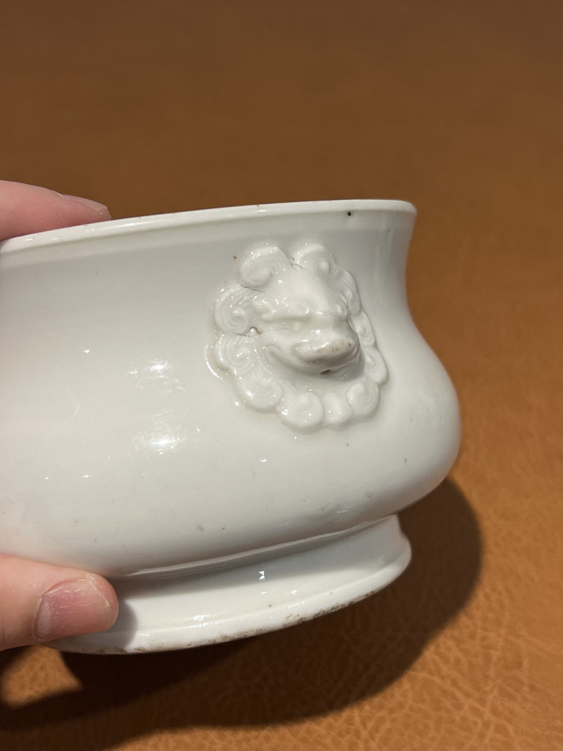 十七世纪 德化狮耳炉 - 图7
