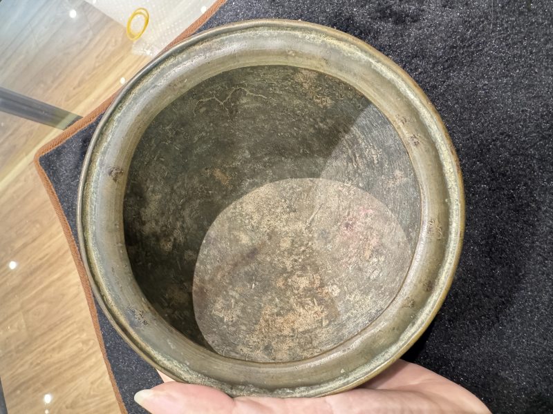 清 铜阿拉伯文三足鬲式炉 - 图12