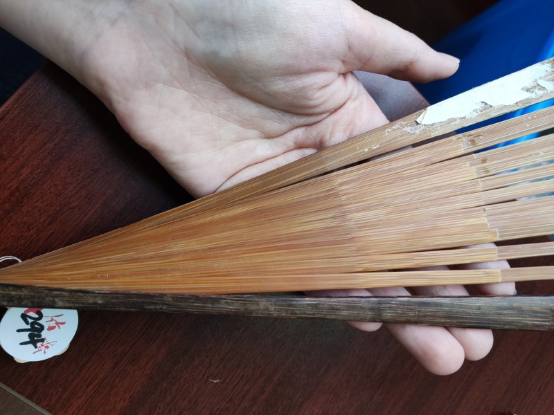 清 金丝竹扇骨 - 图6