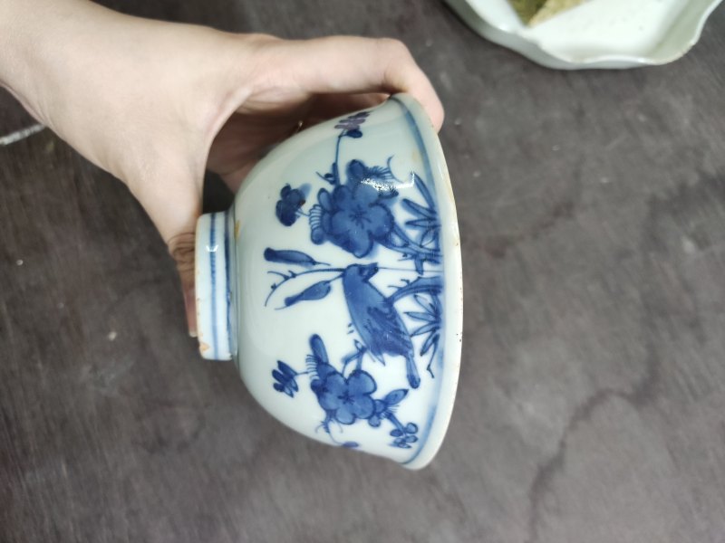 明 青花喜上眉梢纹碗 - 图5
