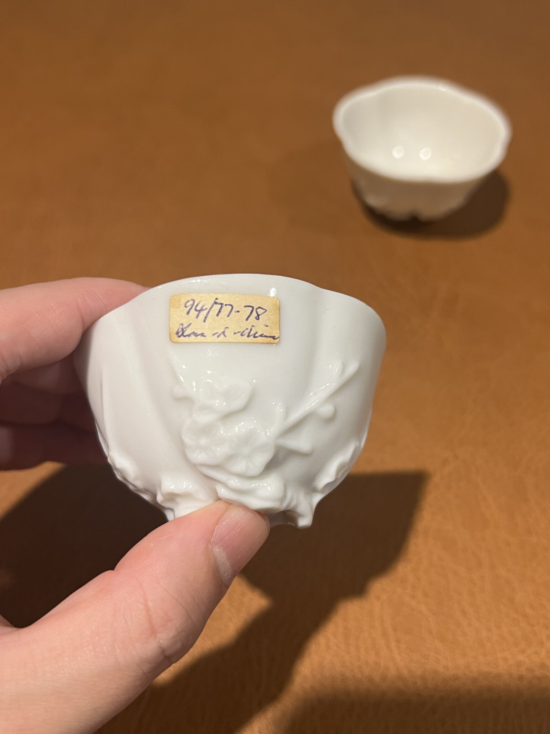 十七世纪 德化梅花杯一对 - 图11