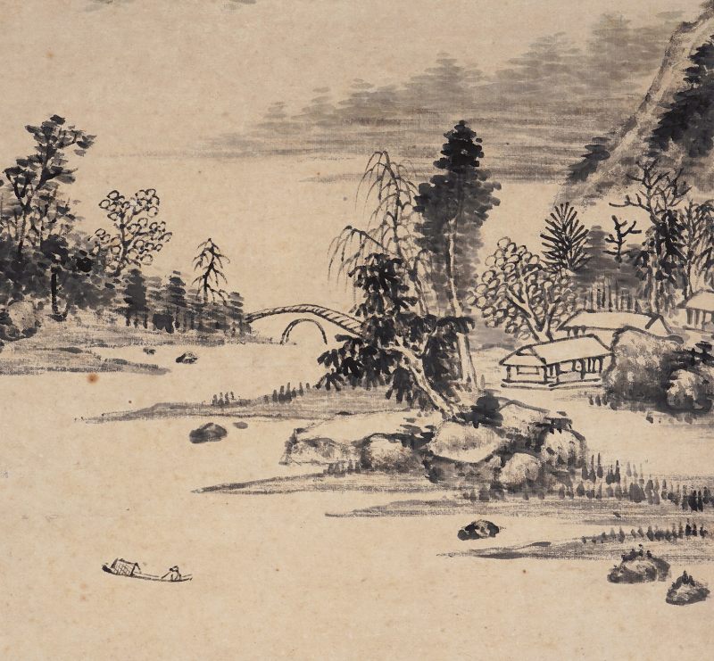 近现代 无款 山水册页