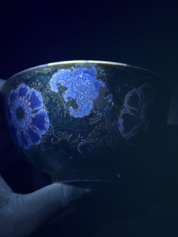清康熙 御制黄地珐琅彩缠枝花卉纹盌 - 图20