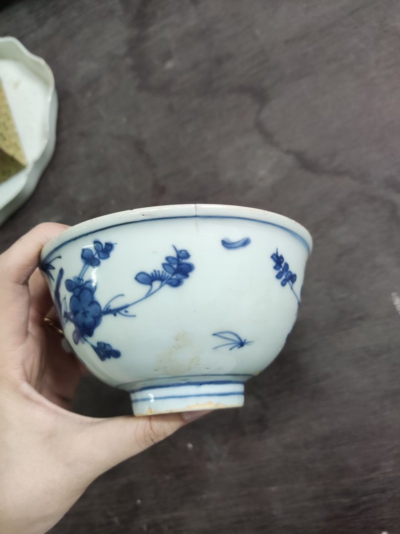 明 青花喜上眉梢纹碗 - 图7