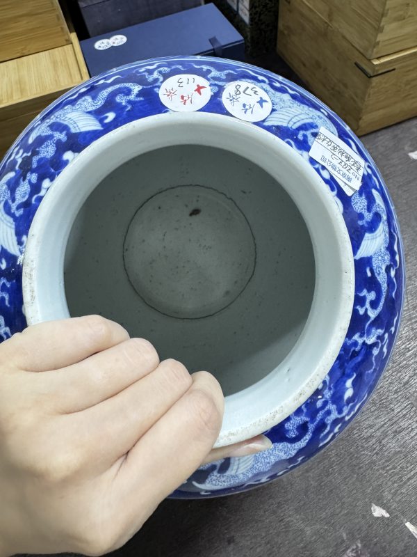 清 青花缠枝莲纹罐 - 图6