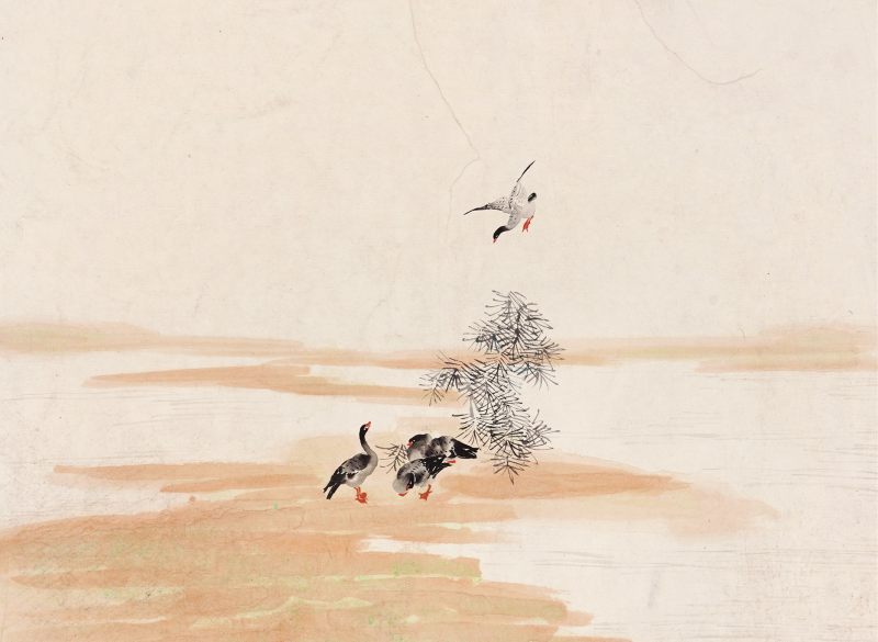 近现代 无 款芦雁册页