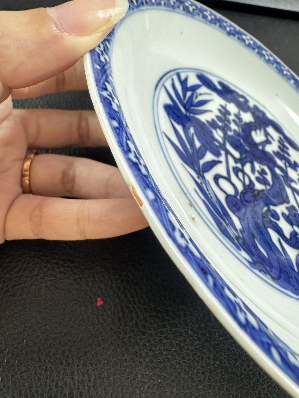 明 青花松竹梅纹盘 - 图9