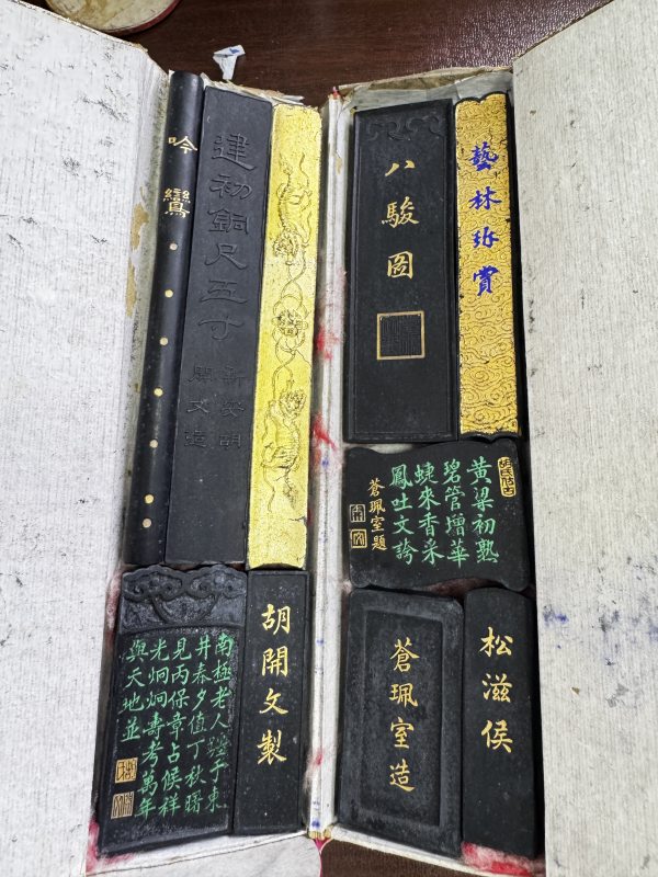 民国 “艺林珍赏”书卷墨十锭 - 图9