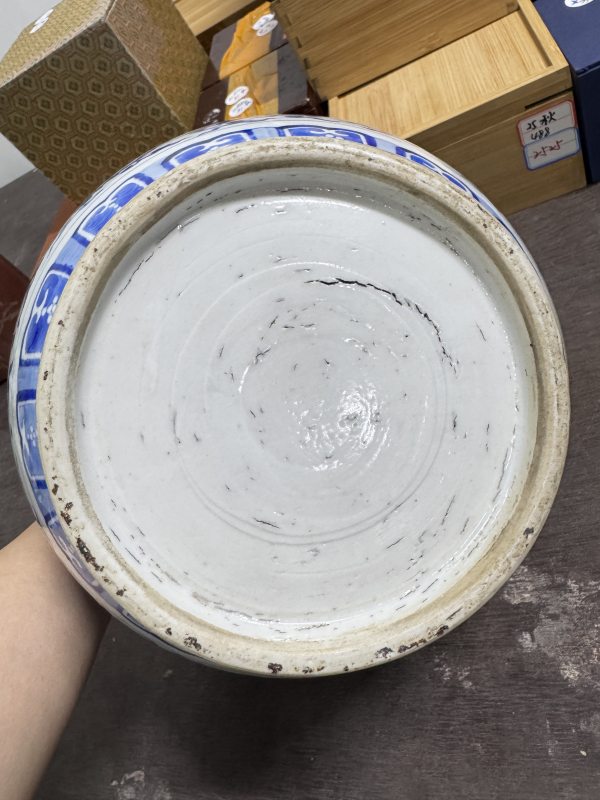清 青花缠枝莲纹罐 - 图12