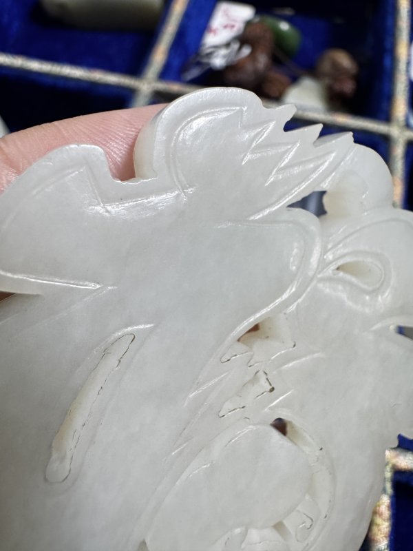 清 玉福寿双全纹牌 - 图4