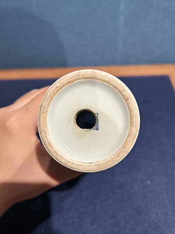 民国 王步釉里红双鳜图瓶 - 图7