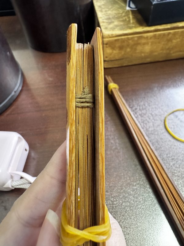 清 仿梅竹扇骨、漆素面扇骨 - 图6