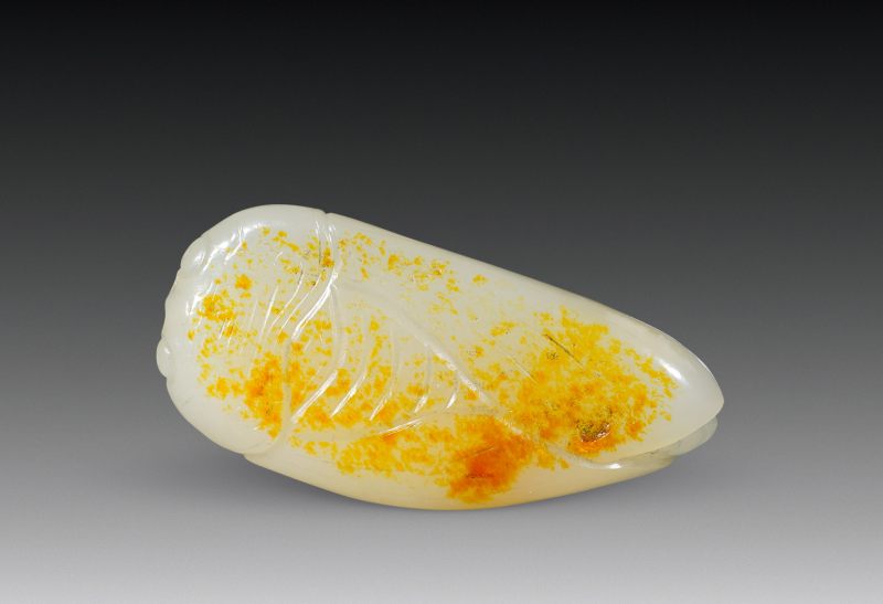 清 洒金皮玉蝉