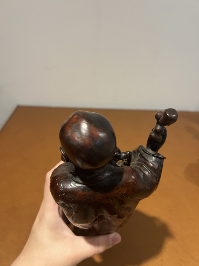 明末清初 黄杨木罗汉像 - 图9