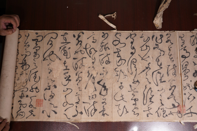 明 文台 《醉翁亭记》草书手卷 - 图9