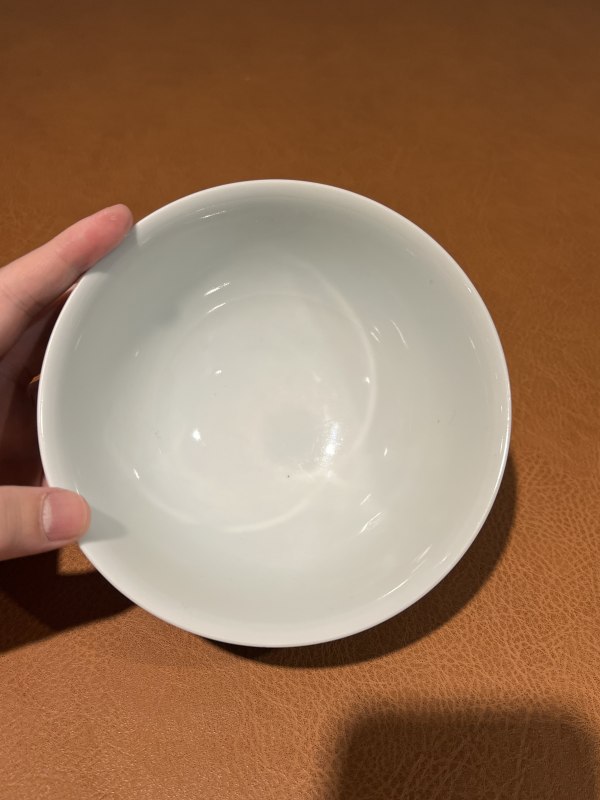 清乾隆 绿地紫彩云龙纹碗 - 图7