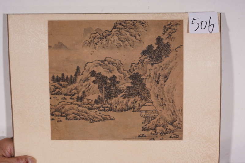 清 无款 山水册页 - 图2