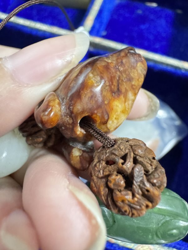明 玉鹅、玉羊多宝串 - 图20