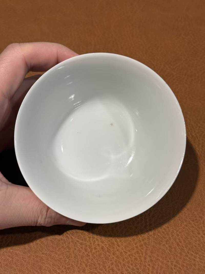 清道光 粉彩绣球花卉纹碗 - 图8