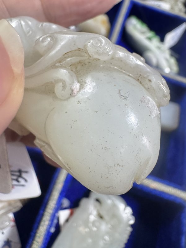 清 玉鹿衔灵芝 - 图6