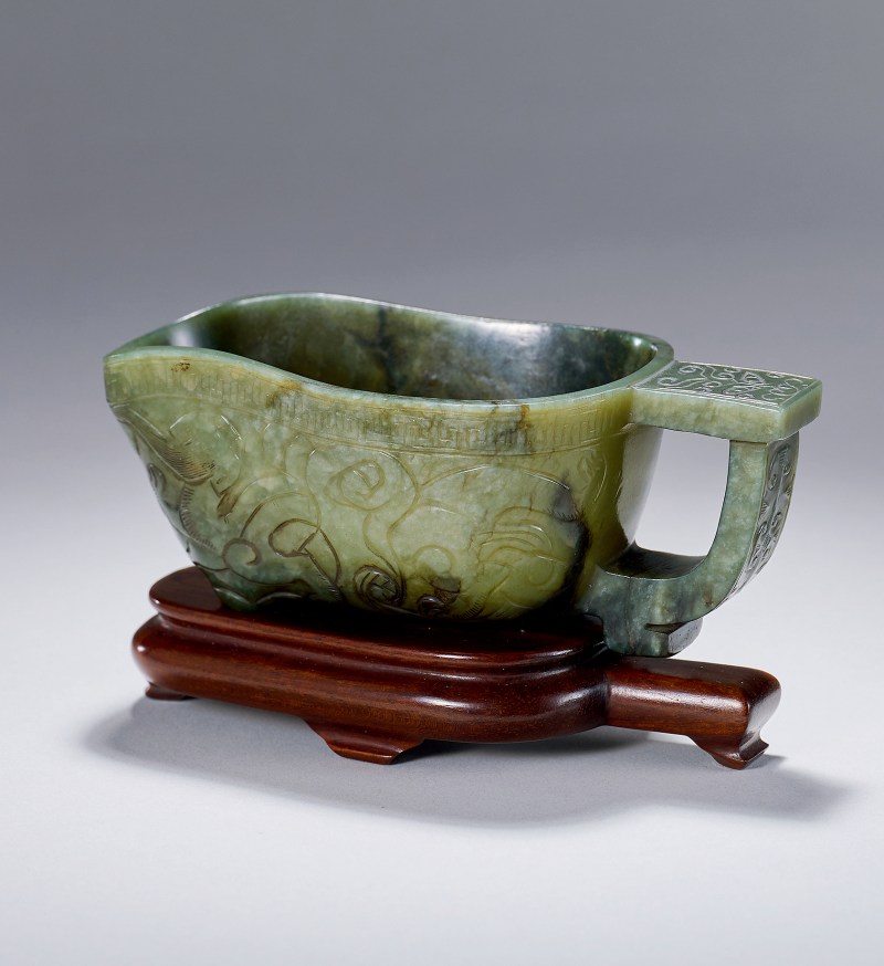 明 青玉匣杯