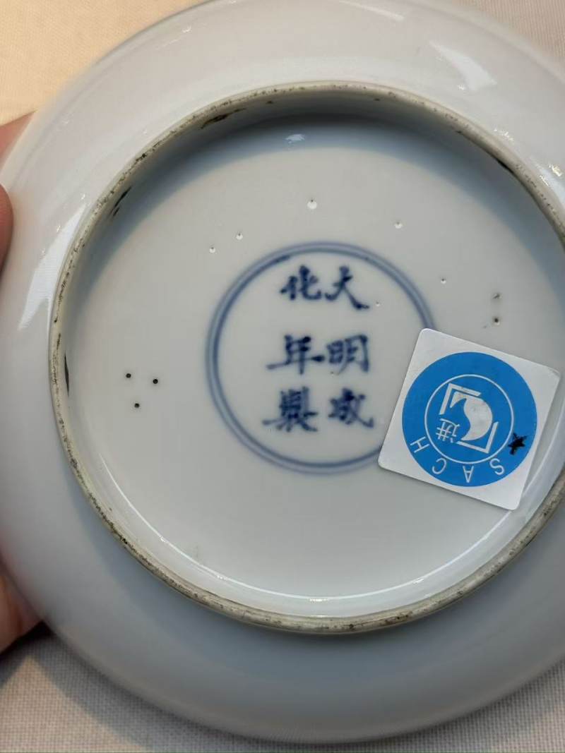 清雍正 粉彩花卉纹盘(一对) - 图11