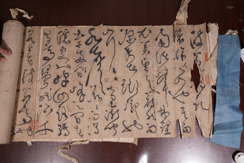 明 文台 《醉翁亭记》草书手卷 - 图3