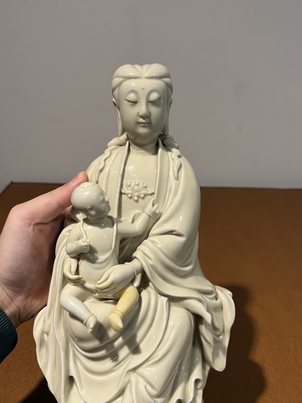 十七世纪 德化送子观音坐像 - 图4