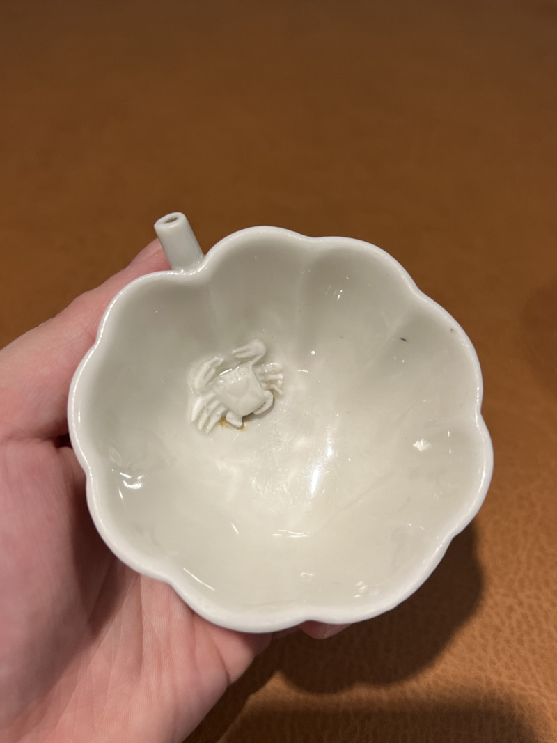 十七世纪 德化荷蟹吸杯 - 图6