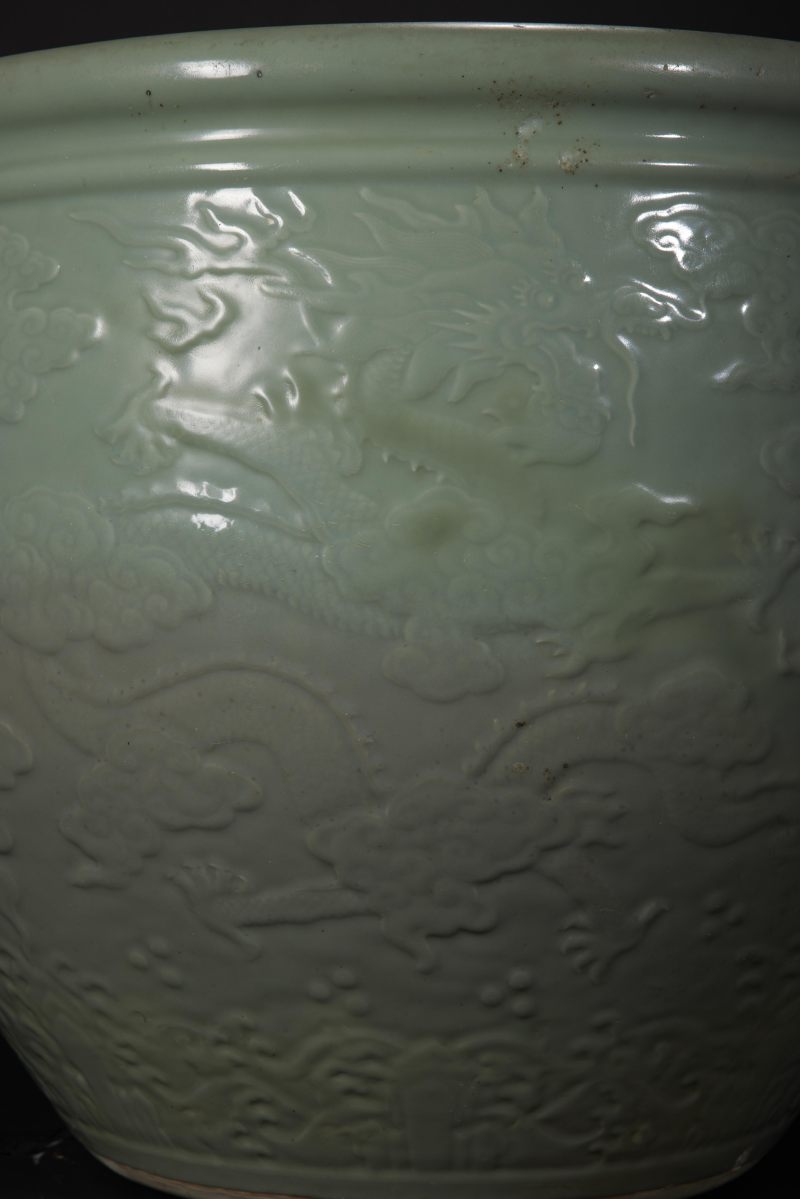 清雍正  江崖海水云龙纹画杠 - 图6