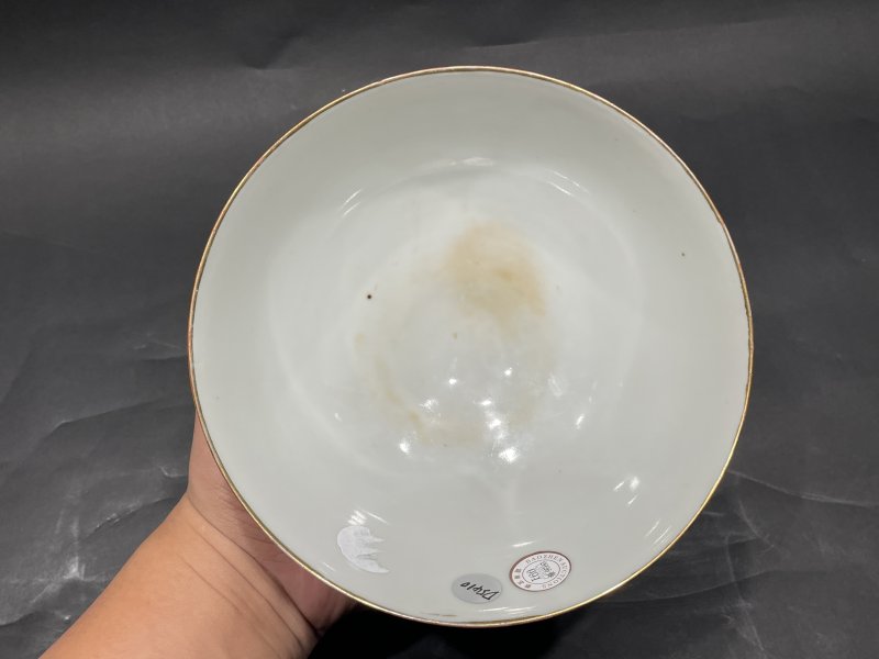 清光绪 珊瑚红釉碗 - 图6