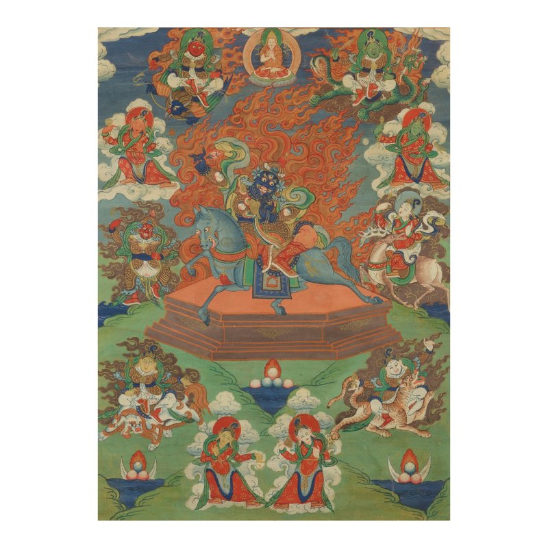 A THANGKA OF PALDEN LHAMO