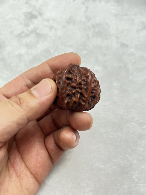 闷尖核桃手捻一对 - 图8