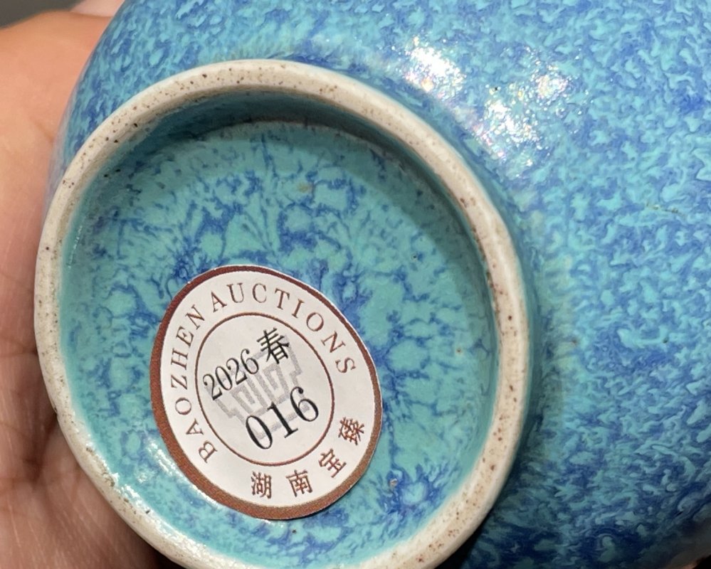 清乾隆 炉钧釉象耳尊 - 图10