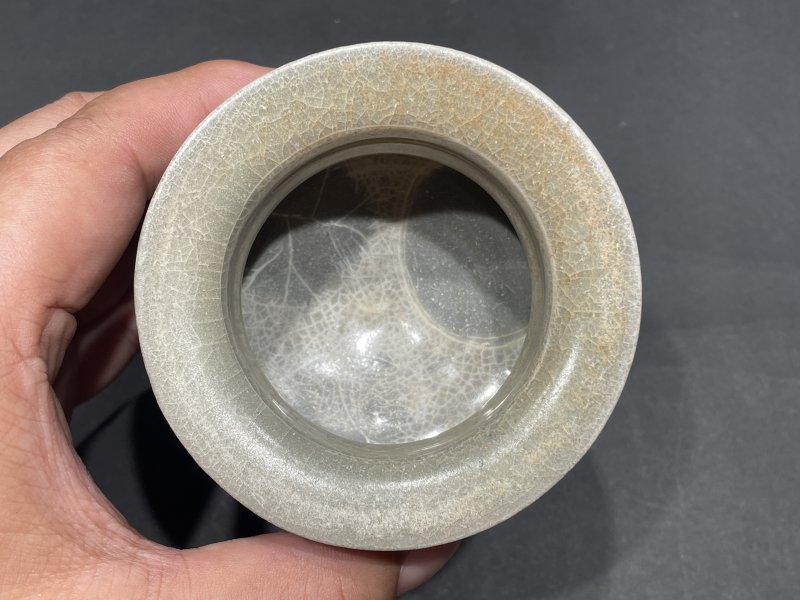 明 龙泉官窑鬲式炉 - 图6