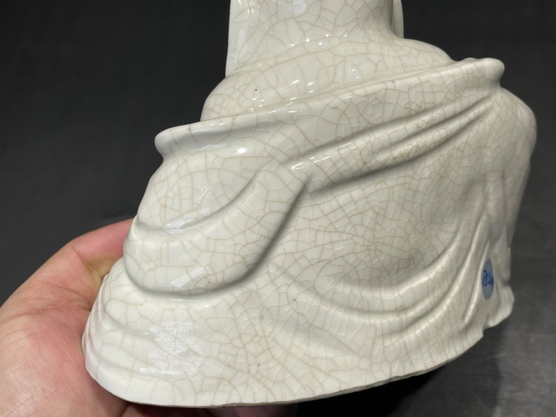 十八世纪 德化窑弥勒佛塑像（带老座） - 图13