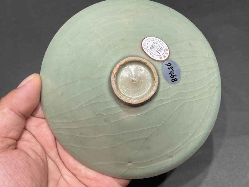 明 龙泉粉青釉斗笠盏 - 图9