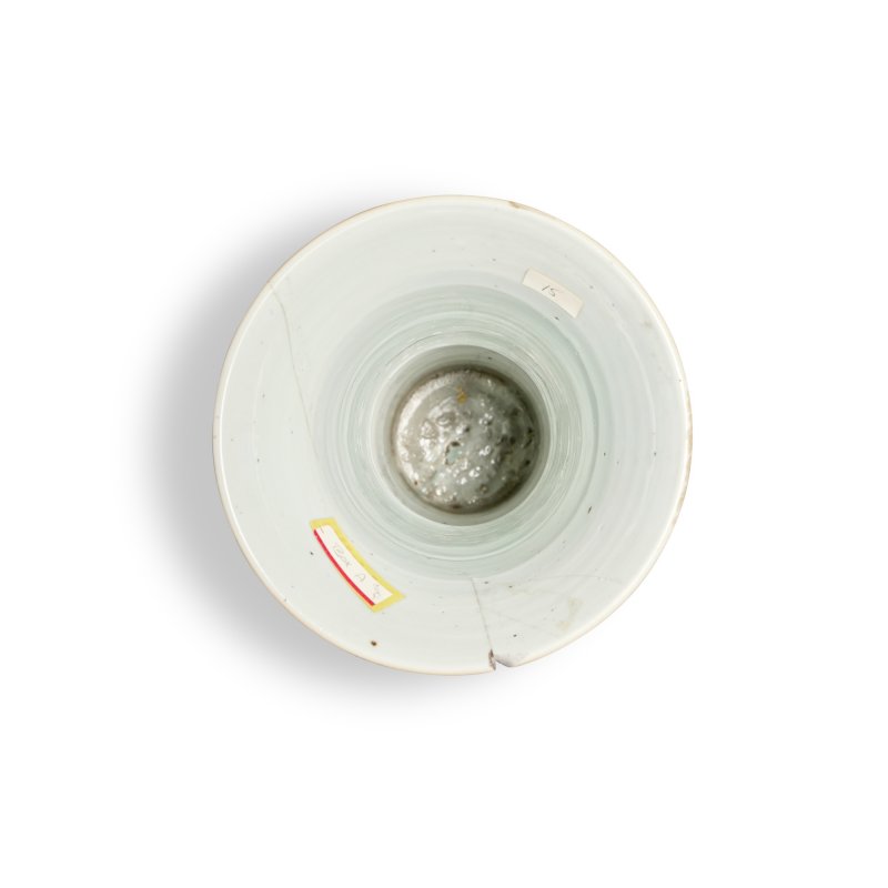 清康熙 青花花鳥圖鳳尾尊 - 图5