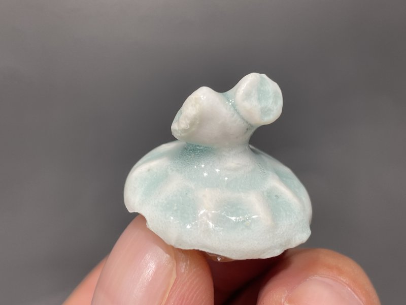 明 湖田窑并蒂莲水注 - 图3